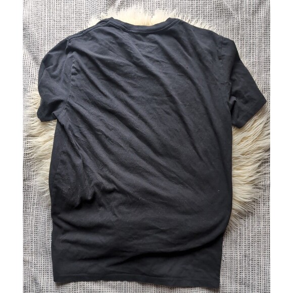 Guess Skull & Colorful Roses Graphic Short Sleeve T-Shirt Black Women’s Sz SMALL - Picture 5 of 5